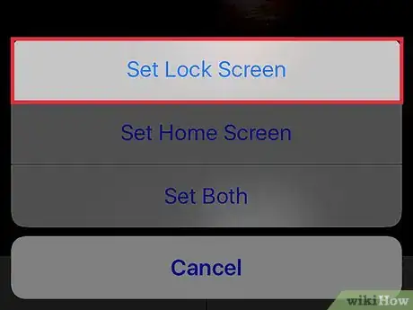 Image titled Set the Lock Screen Wallpaper on an iPhone Step 8