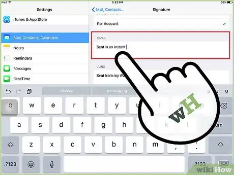 Image titled Change the Email Signature on an iPad Step 6
