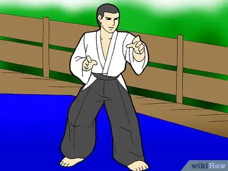 Image titled Perform a Forward Roll in Aikido Step 1