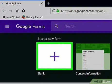 Image titled Create a Google Form on PC or Mac Step 2