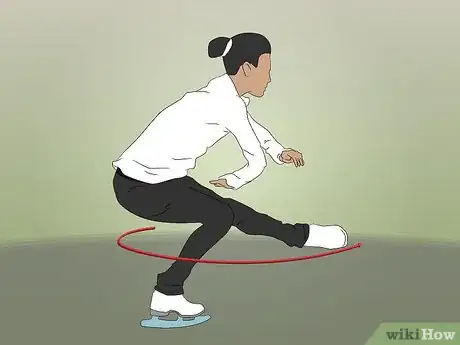 Image titled Do a Sit Spin (on Ice.) Step 3