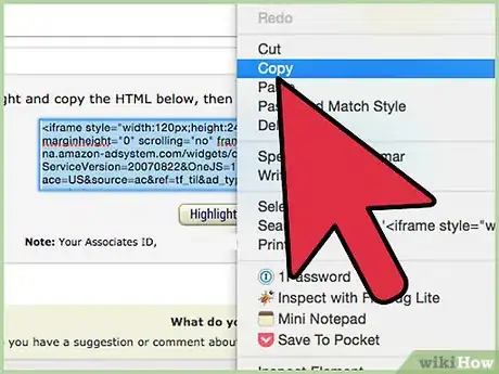 Image titled Put Amazon Ads On Your Blog Step 18