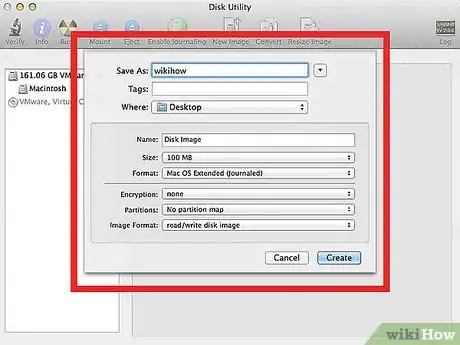 Image titled Create Disk Images with Disk Utility (Mac OS) Step 5