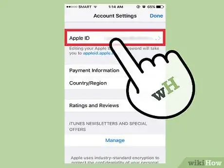 Image titled Change Apple ID Password on iPhone Step 6