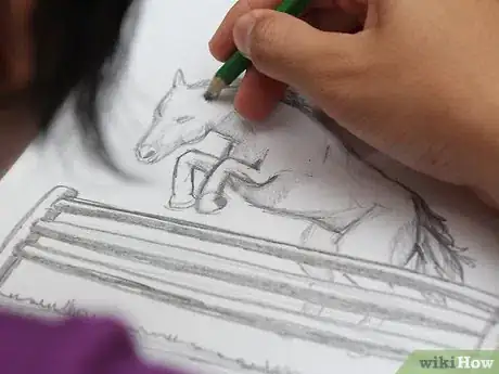Image titled Draw a Horse Jumping Step 12