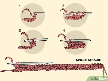 Image titled Crochet a Christmas Stocking Step 03