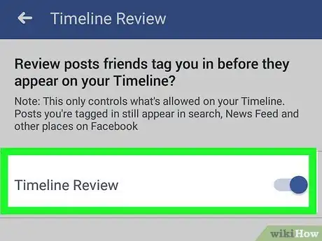 Image titled Not Get Tagged on Facebook on Android Step 6