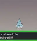 Catch Bergmite in Pokémon X and Y