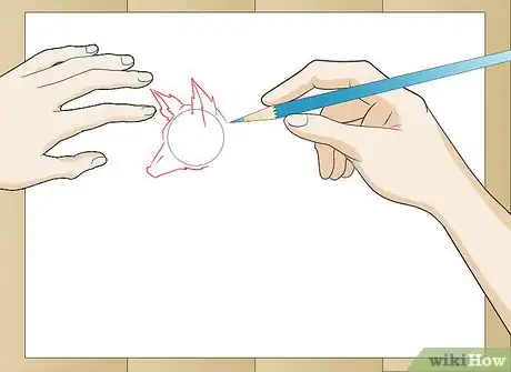 Image titled Draw a Realistic Wolf Step 2