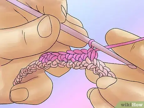 Image titled Crochet a Pink Ribbon Scarf Step 4