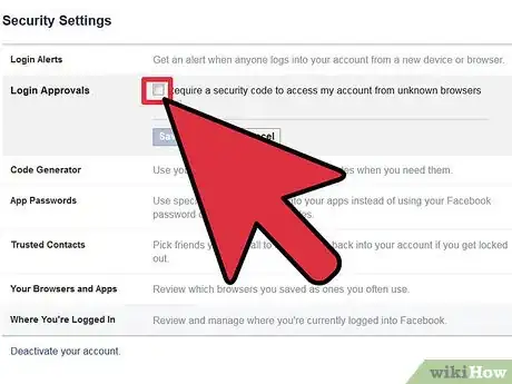 Image titled Edit Your Security Settings on Facebook Step 5