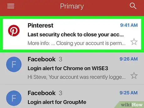 Image titled Delete a Pinterest Account on iPhone or iPad Step 8