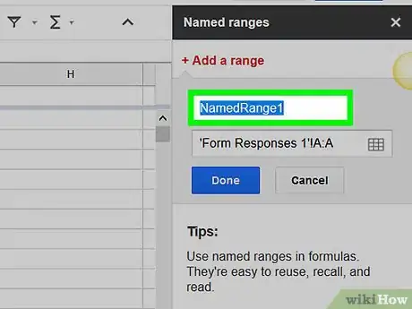 Image titled Rename Columns on Google Sheets on PC or Mac Step 6