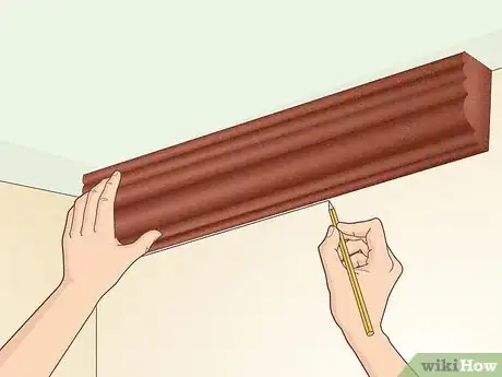 Image titled Cut Crown Molding Step 1