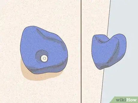 Image titled Learn Rock Climbing Holds Step 1