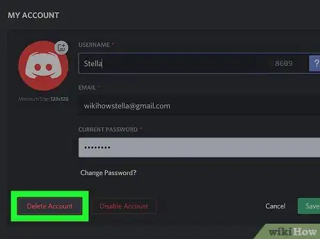 Image titled Delete a Discord Account Step 3