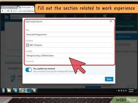 Image titled Write a LinkedIn Profile Step 9