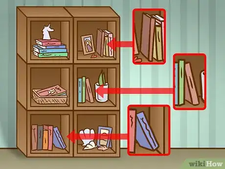 Image titled Decorate a Bookshelf Step 13
