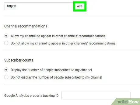 Image titled Display Customized and Social Links on Your YouTube Channel Banner Step 6