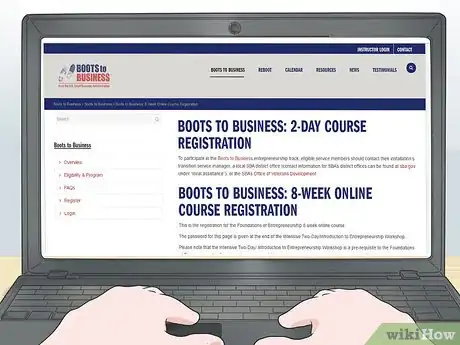Image titled Participate in the Boots to Business Training Program Step 4