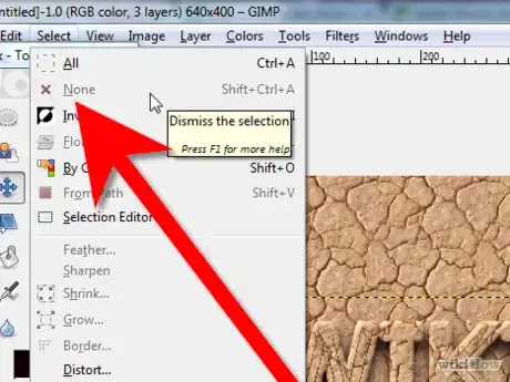 Image titled Make Pop Out Text Using GIMP Step 19.png