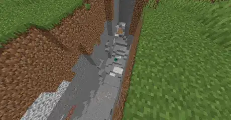 Image titled Get down a minecraft ravine step 13.png