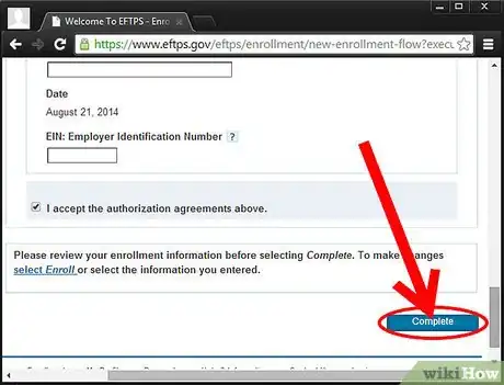 Image titled Sign up for an EFTPS Account Step 7