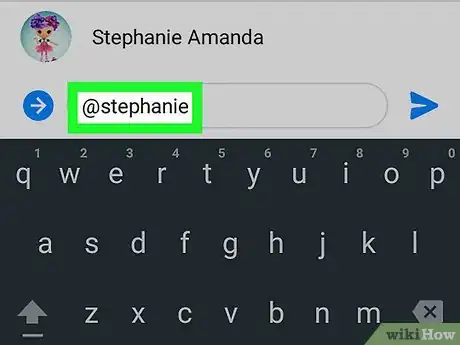 Image titled Tag Someone in Facebook Messenger on Android Step 4