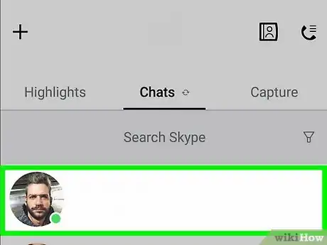 Image titled Hide and Unhide Skype Conversations on Android Step 3