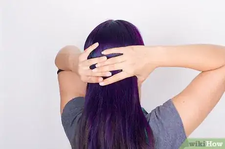 Image titled Temporarily Colour Your Hair Purple at Minimal Cost Step 8