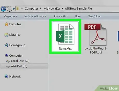 Image titled Convert Excel to CSV on PC or Mac Step 1