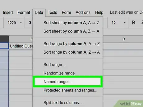 Image titled Rename Columns on Google Sheets on PC or Mac Step 5