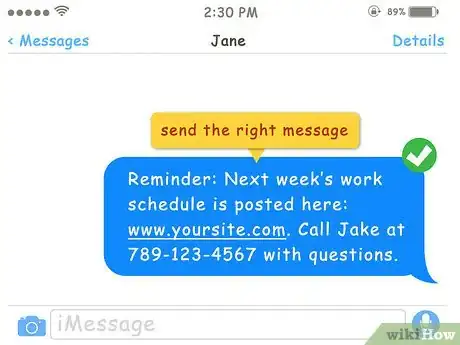 Image titled Write a Business Text Message Step 8