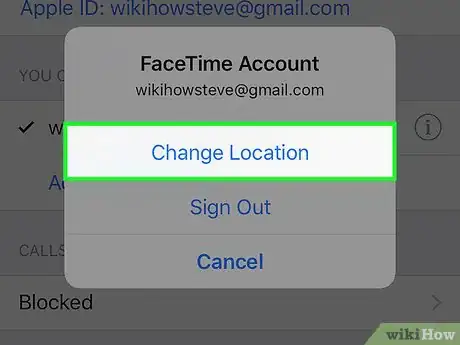 Image titled Change Your Location for FaceTime Calls on an iPhone Step 6