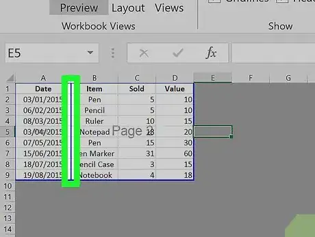 Image titled Adjust Page Breaks in Excel Step 4