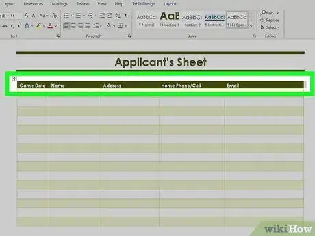 Image titled Make a Signup Sheet in Word Step 3