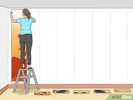 Image titled Hang Mural Wallpaper Step 21