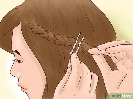 Image titled Do a Braided Flower Crown Hairstyle Step 5