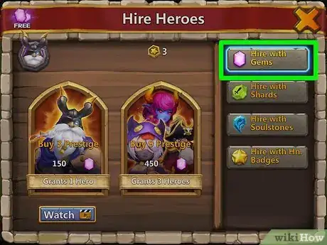 Image titled Collect a Lot of Heroes on Castle Clash Step 3