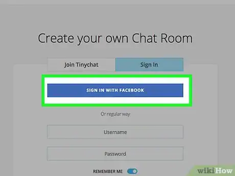 Image titled Create a Tinychat Step 3