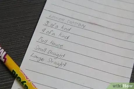 Image titled Make a Yahtzee Scorecard Step 4