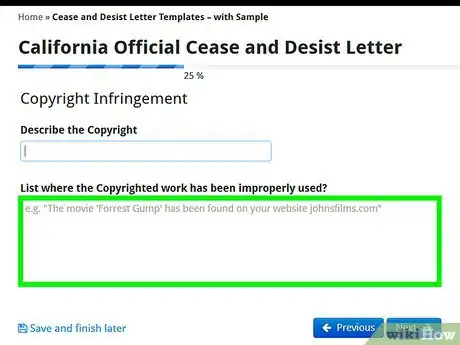 Image titled Remove a Copyright Infringement Step 6