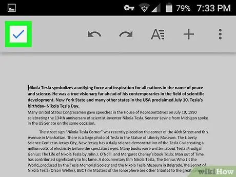 Image titled Add Page Numbers in Google Docs on Android Step 7