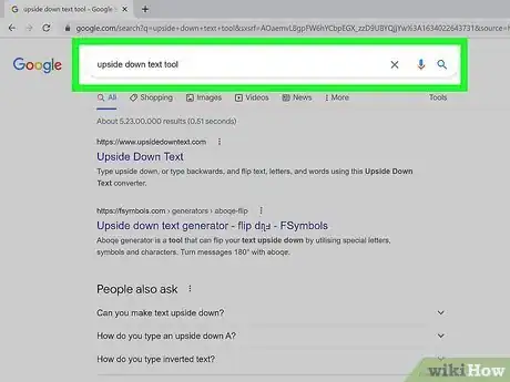 Image titled Type Upside Down Step 1