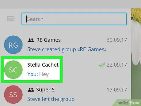Image titled Block a Telegram Contact on PC or Mac Step 2