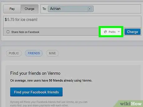Image titled Request Money on Venmo on a PC or Mac Step 6