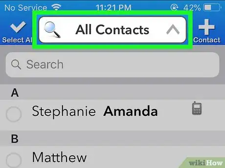 Image titled Delete Multiple Contacts on iPhone Step 4