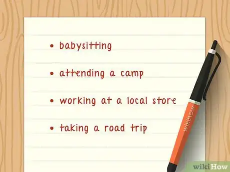 Image titled Write an Essay on How You Spent Your Summer Vacation Step 2