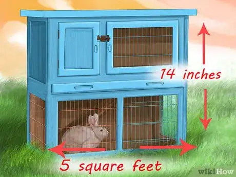Image titled Choose a Rabbit Cage Step 1