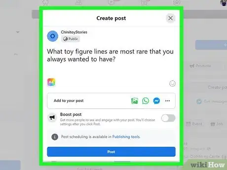 Image titled Promote a Business on Facebook for Free Step 8